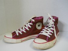 Converse Chuck Taylor All Star Purple Burgundy Wine High Top Sneakers Sz 5.5/7 