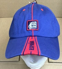 ESPANA Baseball Men's Cap Blue and Red with Logo by Rhinox 100% Cotton NWT