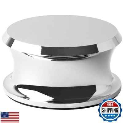 Hudson Hi-Fi BigBen Record Weight Stabilizer with Protective Leather Pad - 13