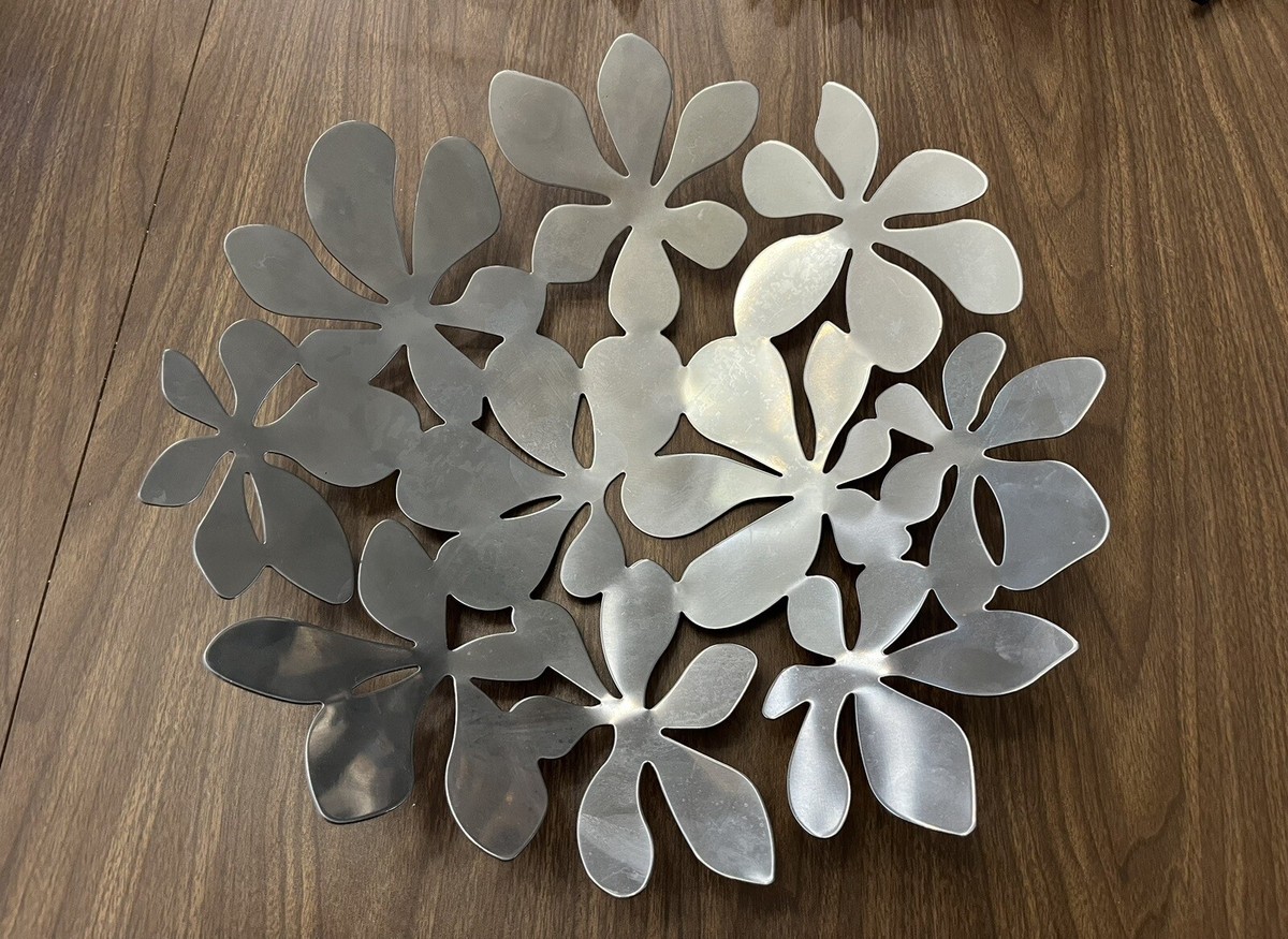 IKEA Bowl Stockholm Stainless Steel Monika Mulder Design Floral