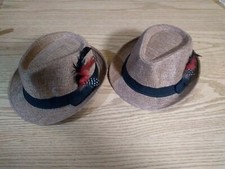 2 Child Size Fedoras Hats