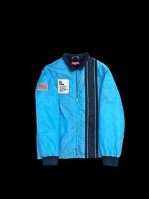 Supreme Men's Sz M (Medium) Pit Crew Jacket Our Policy Flag Supreme Men's Sz M (Medium) Pit Crew Jacket Our Policy Flag