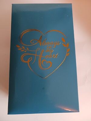 Always In My Heart Illuminated Keepsakes Heart And Stand