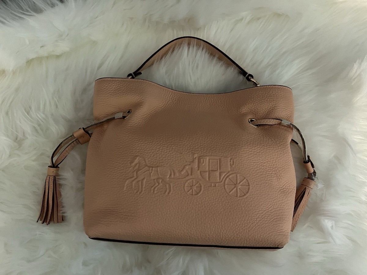Coach Andy Crossbody 2 Way Bag Purse CA213 Blush Pebbled Leather