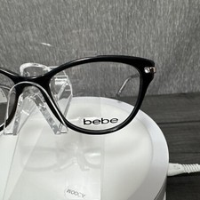 BEBE BB5071  RECTANGULAR EYEGLASS FRAMES (717) GOLD 51-16-135 \