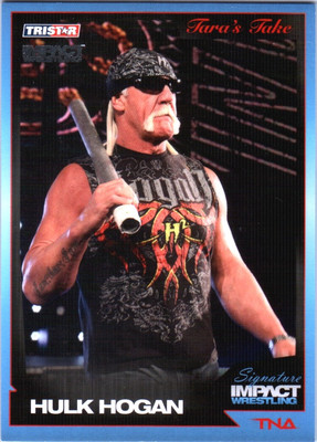 TNA Hulk Hogan #30 2011 Signature Impact SILVER Parallel Card SN 