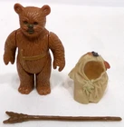 Vintage Paploo Star Wars POTF Last 17 3.75" Complete Kenner Ewok Figure No Repro