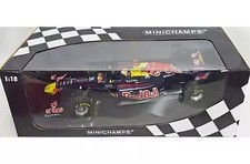 MINICHAMPS 1/18 Red Bull Racing RB7 2011 S. Vettel #1 Dark Blue Car Model