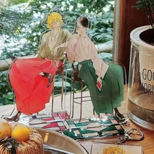 Doukyuusei Sajou Rihito Kusakabe Hikaru 12cm Acrylic Figure Stand Model 2Pcs/set