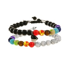 Magnetic Couple Bracelet Set Friendship Couple Long Distance Matching Brace - 01