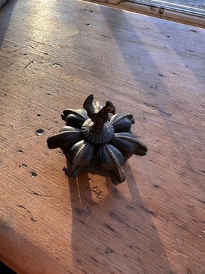 Vintage Ethno Asiatisch Bronze Pillenspender Halter Schnupftabakkanne