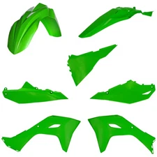 Acerbis Replica Plastic Kit Green For Kawasaki KX250 2025-2026