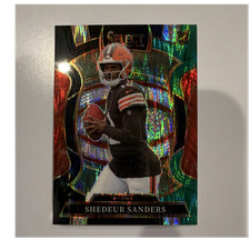 Panini 2025 Select Rookie Prizm Concourse Shedeur Sanders #54 Orange Green Black