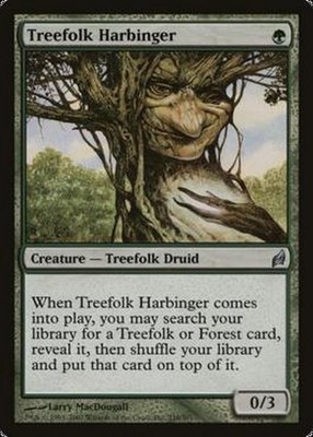 RUSH ENGLISH Lorwyn - Treefolk Harbinger [EX/NM] MTG LRW