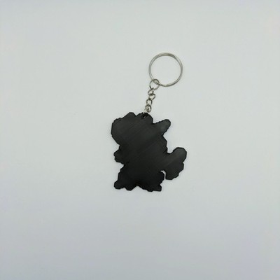 Alakazam - Pokemon Keychain Pixel Art Retro Sprite Keyring - Gold
