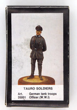 Tauro Soldiers German Tank Troops Officer WWI 1:35 35001 Metal No Base Assembled