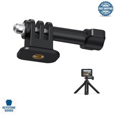 Universal 1/4" Action Camera Tripod Mount Adapter for GoPro, DJI, Insta360  ...