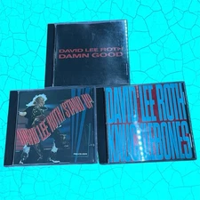 David Lee Roth Knucklebones Damn Good Stand Up Promotional CD Singles Bundle
