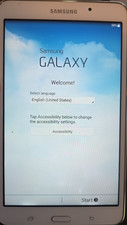 Samsung Galaxy Tab 4 SM-T230NU 8GB White Tablet, TESTED  Working