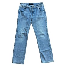 Hudson Los Angeles Womens Straight Leg Jeans Blue Flap Pocket Size 8