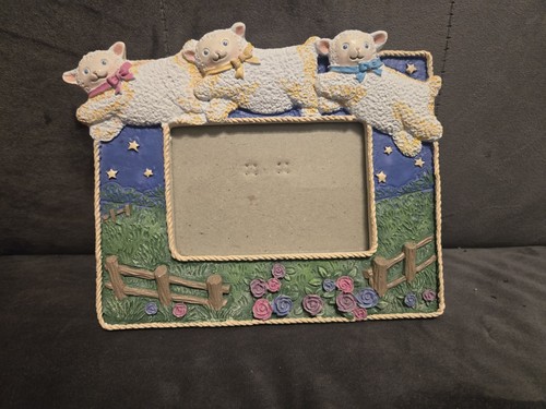Counting Sheep Infant/baby/nursery Fairytale Picture Frame, 1990s. 4 X 3 Photo.