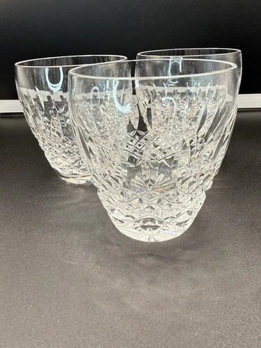 Vintage Set Of 3 Waterford Castlemaine Old Fashioned Tumbler