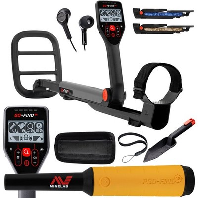 Minelab GO-FIND 66 Metal Detector with PRO-FIND 15 Pinpointer & Holster