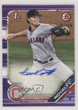 2019 Bowman Prospect Auto Purple 131/250 Alex Royalty #PA-AR Auto 1b8