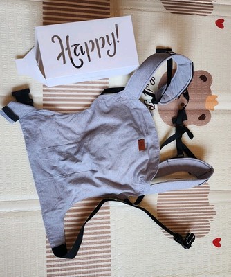 Original Happy Baby Lightweight Carrier Linen/Cotton Stone color Made in USA