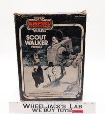 Scout Walker AT-ST 100 Complete W Box Star Wars ROTJ 1980 Kenner Vehicle