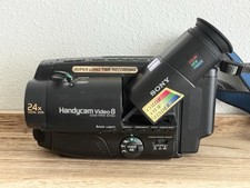 Vintage Sony Handycam CCD-TR74 Video 8 8mm Camcorder Color Viewfinder TESTED