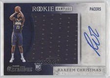 2015-16 Panini Excalibur Rookie Rampage Jumbo Jersey Rakeem Christmas Auto 0c2