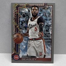 Topps 2025-26 Holiday Glitter Malik Beasley #H35 Detroit Pistons NBA
