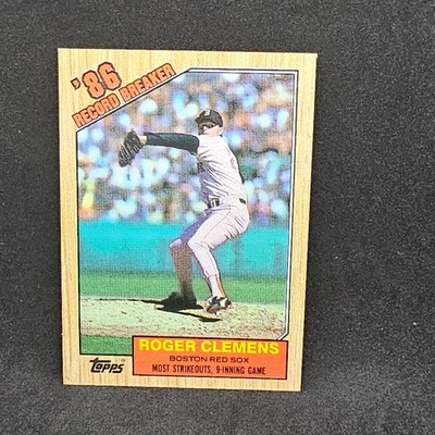 1987 Topps - Roger Clemens #1