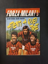 Rivista FORZA MILAN! ATTENTI A QUEI TRE n. 9 (1985)paolo Rossi, Virdis