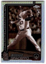 2025 Topps Chrome #256 Gordon Graceffo Sepia Refractors