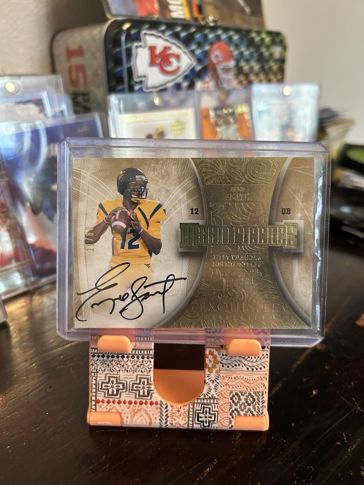 Geno Smith Topps Museum Collection Jumbo Patch Autograph #GS Base