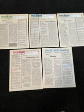 RARE Len Fulton 5 SMALL PRESS REVIEW Issues 2001 L2