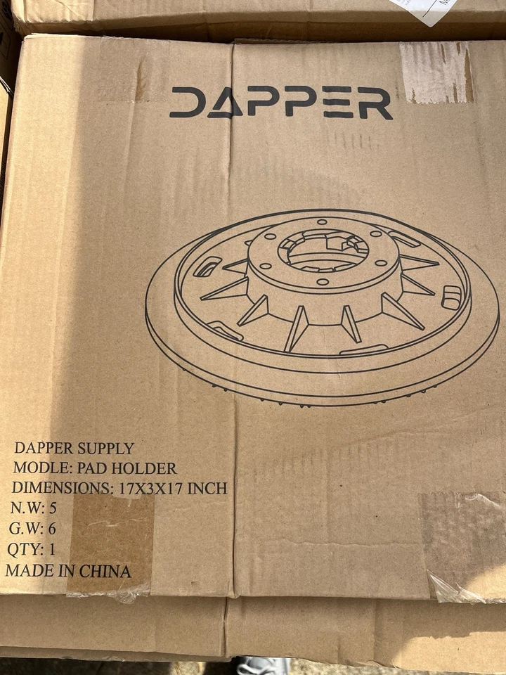 Dapper Buffer Attachments-Pad Holder/ Hard & Soft Brush / Scouring Pads FM1300 - Image 2 of 4