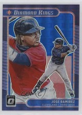 2021 Donruss Optic Diamond Kings Blue Pandora Prizm 26/99 Jose Ramirez #8 0rt
