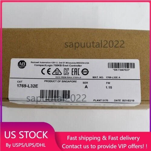 Allen-Bradley AB 1769-L32E SER A CompactLogix EtherNet Processor 1769L32E