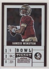 2017 Panini Contenders Draft Picks Bowl Ticket /99 Jameis Winston #45 ni4