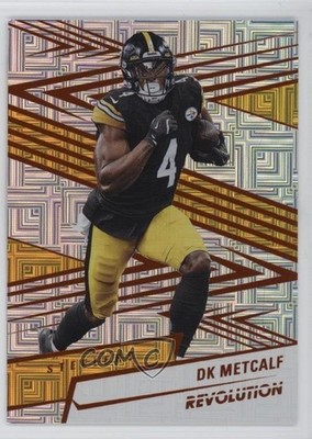 2025 Panini Revolution Orange Levels 264/299 DK Metcalf #17 1q03