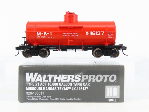 Coche cisterna HO Walthers Proto 920-100517 MKT Missouri Kansas Texas cúpula única  | Condition: Used