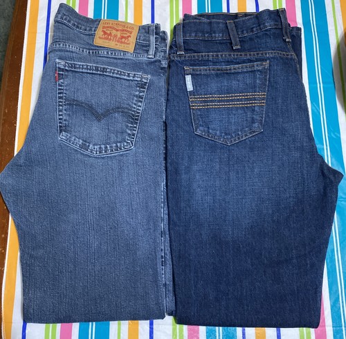 2~ Pair Cinch Silver Label Jeans Size 36x36 Blue Denim & Levi’s 559 Mens Jeans