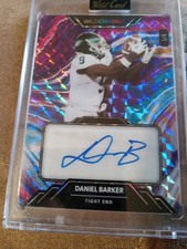 Daniel Barker 2023 Wild Card Wildchrome Wildpaint 1/4 Autograph .. MINT!!!!!