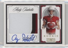 2019 Panini National Treasures Holo Gold 8/25 Andy Isabella Patch Auto 16zo