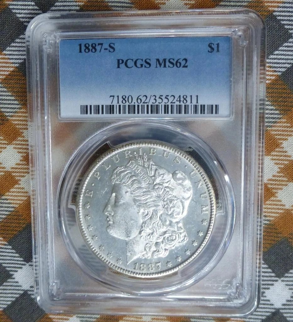 MS 62 Graded 1887 Year Morgan US Dollars (1878-1921) for sale | eBay