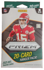 2025 Panini Prizm Football Hanger Box - Green Wave Parallels - Brand New Sealed
