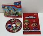 New Super Mario Bros. Wii Nintendo 2009 Cardboard Case, Owners Manual